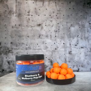 15mm Pop ups - Blueberry & Mulberry (Fluoro Orange)