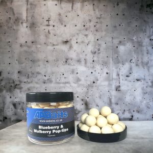 15mm Pop ups - Blueberry & Mulberry (White)