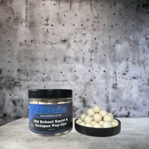 12mm Pop Ups - Old school Squid & Octopus (White)